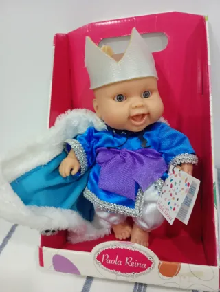 Muñeca Paola Reina Rey Mago Melchor.