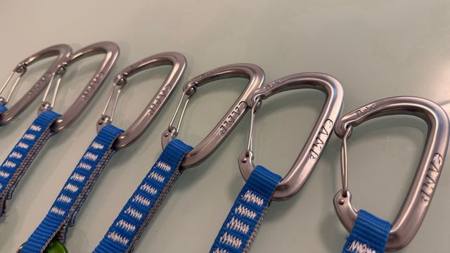 6 Cintas Express Escalada Camp Orbit Wire NUOVE