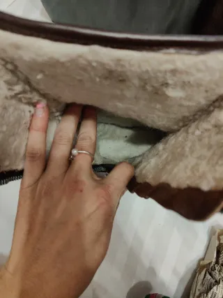 Botas de nieve marrones