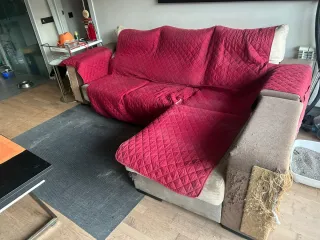 Sofá 3 plazas con chaiselongue