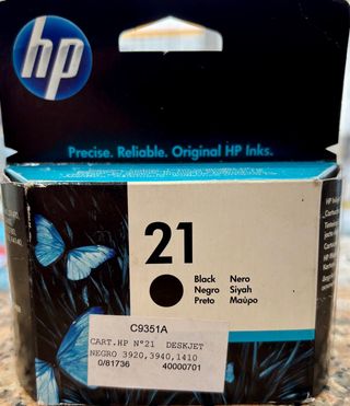 Cartucho Tinta HP 21 Negro C9351A