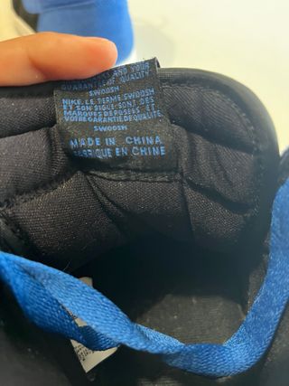 Jordan 1 Negro y Azul