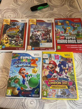 Pack 4 Juegos Wii Mario y Sonic