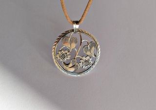 Colgante antiguo Plata Ley