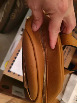 Bolso mochila marrón