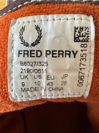 Fred Perry Sneakers Mid-Top Marroni – Taglia 43