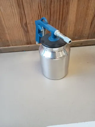 Pistola chorro arena aluminio