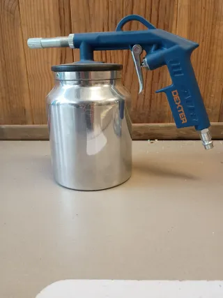 Pistola chorro arena aluminio