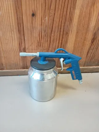 Pistola chorro arena aluminio