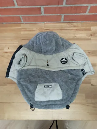 Chaqueta para mascota Baby Dog beige/gris