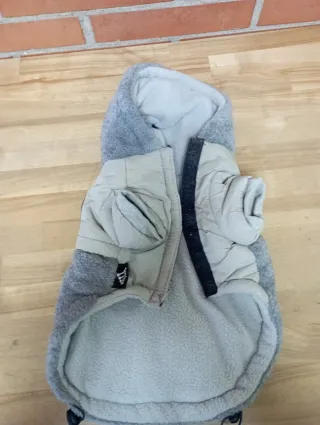 Chaqueta para mascota Baby Dog beige/gris