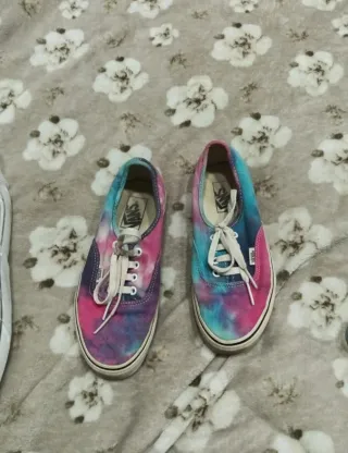 Scarpe Vans Tie-Dye Blu e Rosa