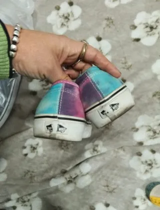 Scarpe Vans Tie-Dye Blu e Rosa