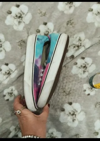 Scarpe Vans Tie-Dye Blu e Rosa