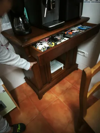 Mueble auxiliar madera 1m x 90cm x 50cm