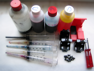 Kit Recarga Tinta Canon con Jeringas