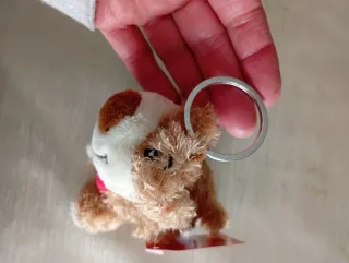 Portachiavi cane peluche I Love You Cartorama