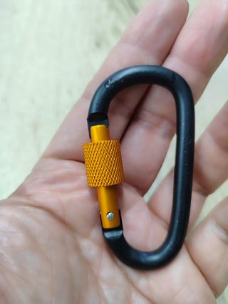 Mosquetón de Aluminio con Cierre de Rosca N/A