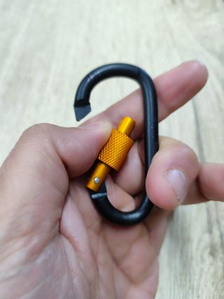 Mosquetón de Aluminio con Cierre de Rosca N/A