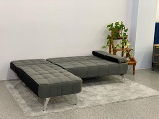 Sofá Cama Gris tela - Envio gratis OFERTA!