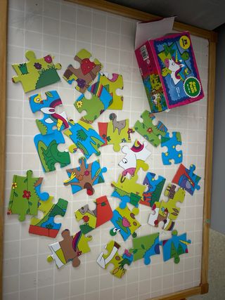 Puzzle infantil 25 piezas Unicornios