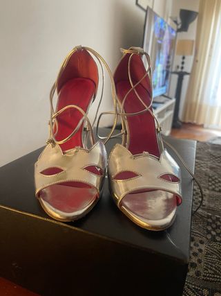 Sandali tacco alto Oscar Tiye