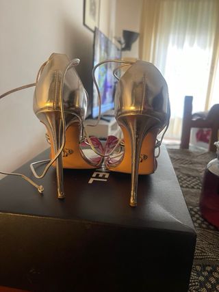 Sandali tacco alto Oscar Tiye