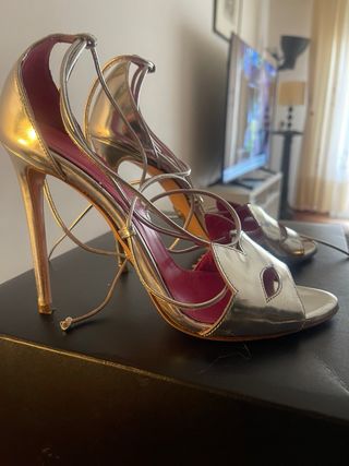 Sandali tacco alto Oscar Tiye