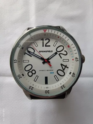 Reloj Springfield esfera blanca