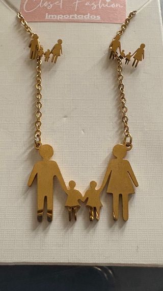 Collar Familia Acero Inoxidable