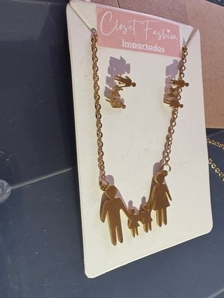 Collar Familia Acero Inoxidable