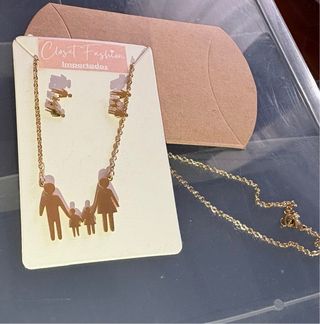 Collar Familia Acero Inoxidable