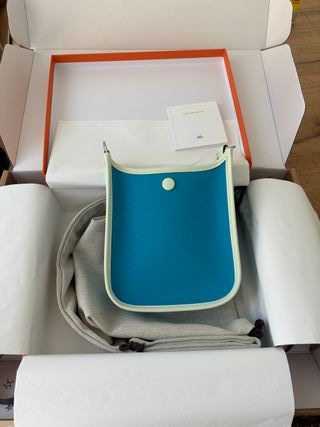 Hermès Bandolera Evelyne Neo 16 Azul