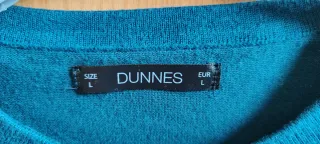Jersey punto fino Dunnes Stores verde azulado L