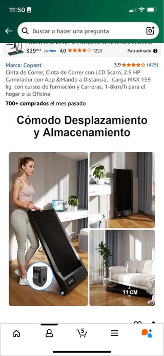 Cinta de Correr caminador