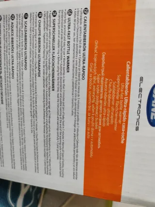 Calentador Biberones Jane Faster Coche/Casa