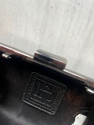 Bolso Clutch Lefties Negro Brillante