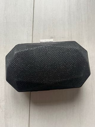 Bolso Clutch Lefties Negro Brillante