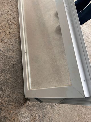 Marco ventana aluminio fijo