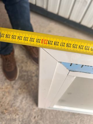 Marco ventana aluminio fijo