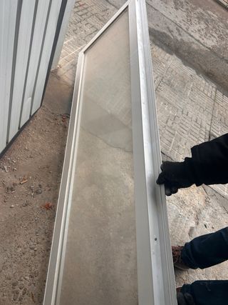 Marco ventana aluminio fijo