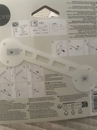 Manillas de puerta Inspire Arosa plata