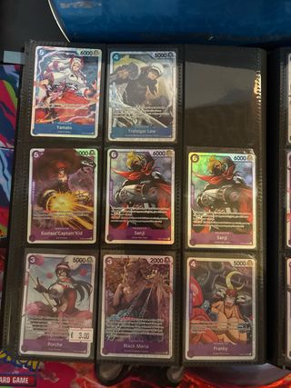 Carte One Piece Inglesi - Set di 9 carte