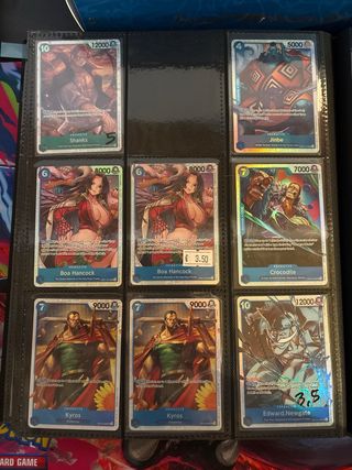 Carte One Piece Inglesi - Set di 9 carte