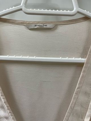 Blusa Massimo Dutti Beige Talla S