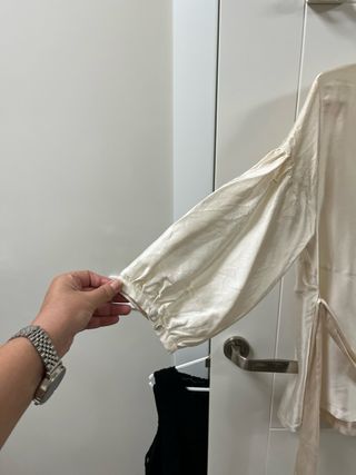 Blusa Massimo Dutti Beige Talla S