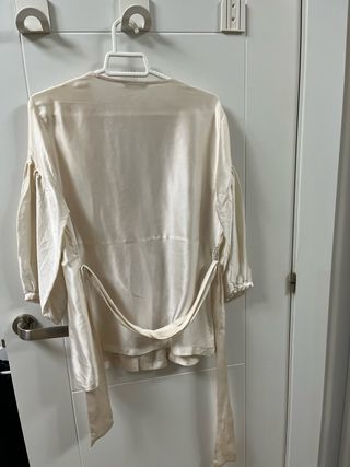 Blusa Massimo Dutti Beige Talla S