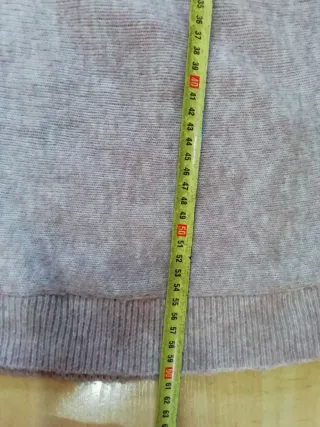 Jersey Bershka asimétrico lila Talla M