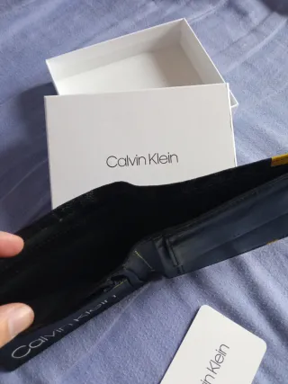 Cartera Calvin Klein Negra Original