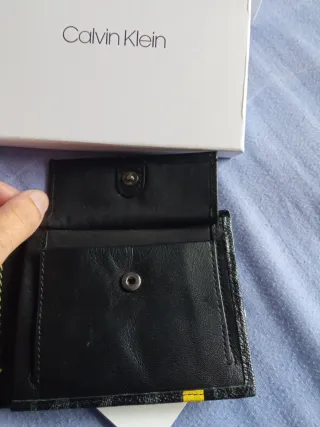 Cartera Calvin Klein Negra Original